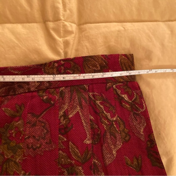 Vintage Seasons Best Wool Floral Skirt Medium - Picture 7 of 13